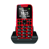 Evolveo EasyPhone EP500 kártyafüggetlen mobiltelefon idősek számára, Red