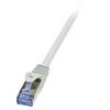 LogiLink CAT6A S/FTP Patch Cable PrimeLine AWG26 PIMF LSZH, 3m, sivi