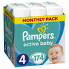 Pampers Active Baby pelenka Monthly Box, 4-es méret, 174 db