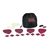 Black & Decker BEW230BCA Mouse® brúska s 10 druhmi brúsnych tanierov, taška, 550 W - [otvorená]