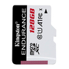 Kingston High Endurance 128GB microSDHC paměťová karta, Class 10, A1, UHS-I (SDCE/128GB)
