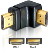 Delock 65073 adapter HDMI muški-HDMI muški 90° dolje