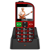 Evolveo EasyPhone EP800 FM Dual SIM mobilni telefon za starije osobe, Red