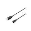 Equip 128523 USB 2.0 A-microB kabel, m/m, 1,8m