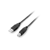 Equip 128862 USB 2.0 A-B kábel pre tlačiareň, samec/samec, dvojité tienenie, 5m