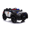 KidCar KC-002B Elektromos kisautó gyerekeknek - 2 személyes rendőrautó, fekete