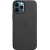 Apple iPhone 12 Pro Max bőrtok, fekete
