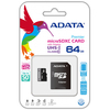 Adata microSDHC 64GB + Adapter UHS-I CLASS 10 memóriakártya