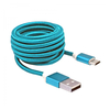 Sbox USB AM-MICRO-15BL micro USB kabel, 1,5m, plavi