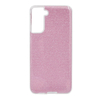 Gigapack gumený/silikónový obal pre Samsung Galaxy S21 Plus (SM-G996) 5G, ružový, trblietavý
