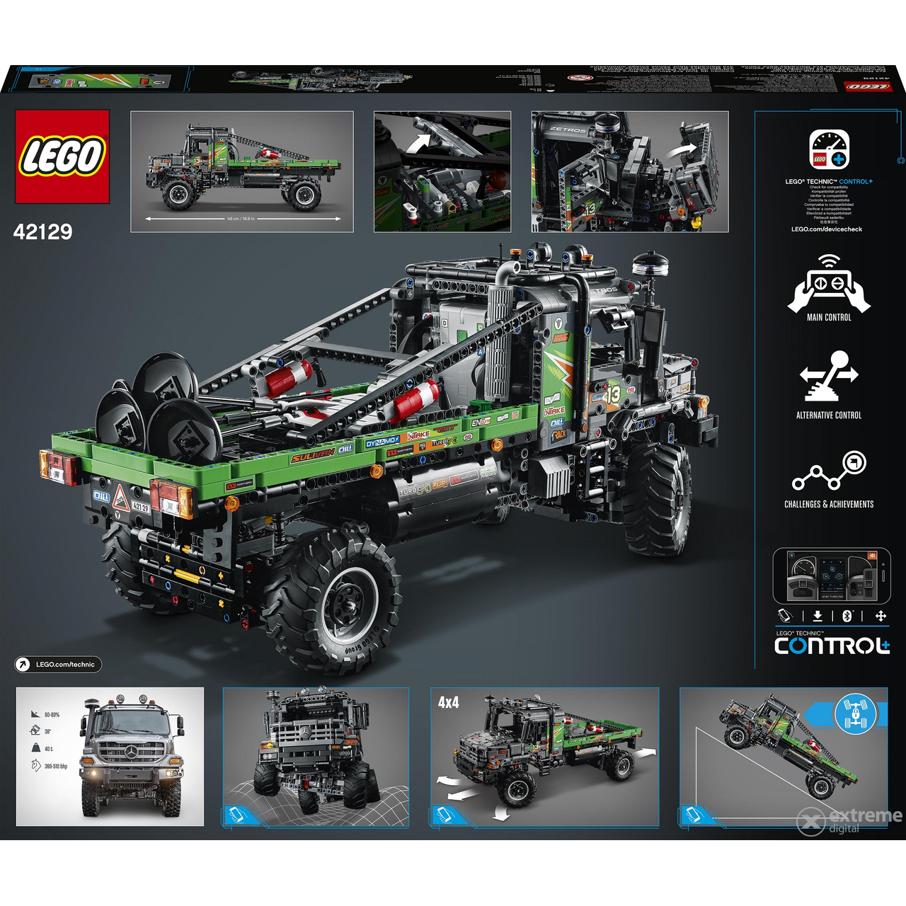 LEGO® Technic 42129 Terenski kamion 4x4 Mercedes-Benz Zetros