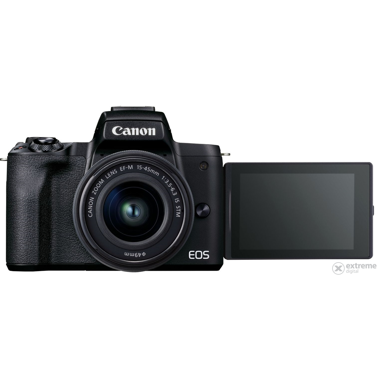 Canon EOS M50 Mark II MILC fotoaparat kit (15-45mm IS STM objektiv), crni