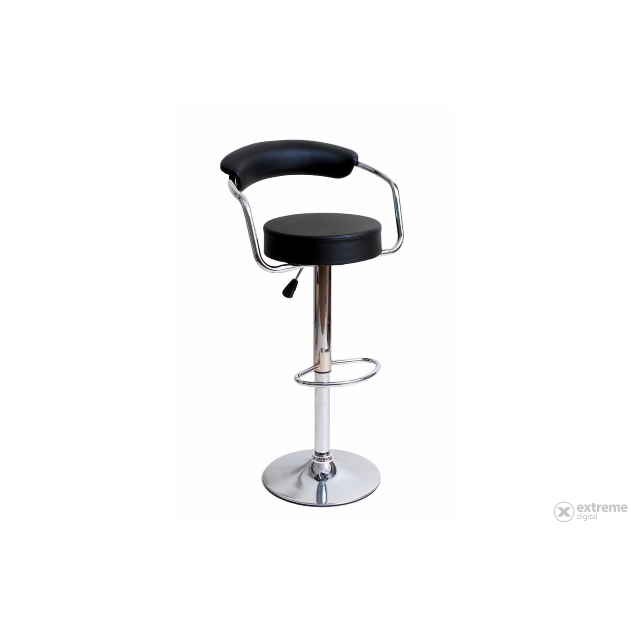 Sandra barska stolica, crna, 83-105x52x45 cm
