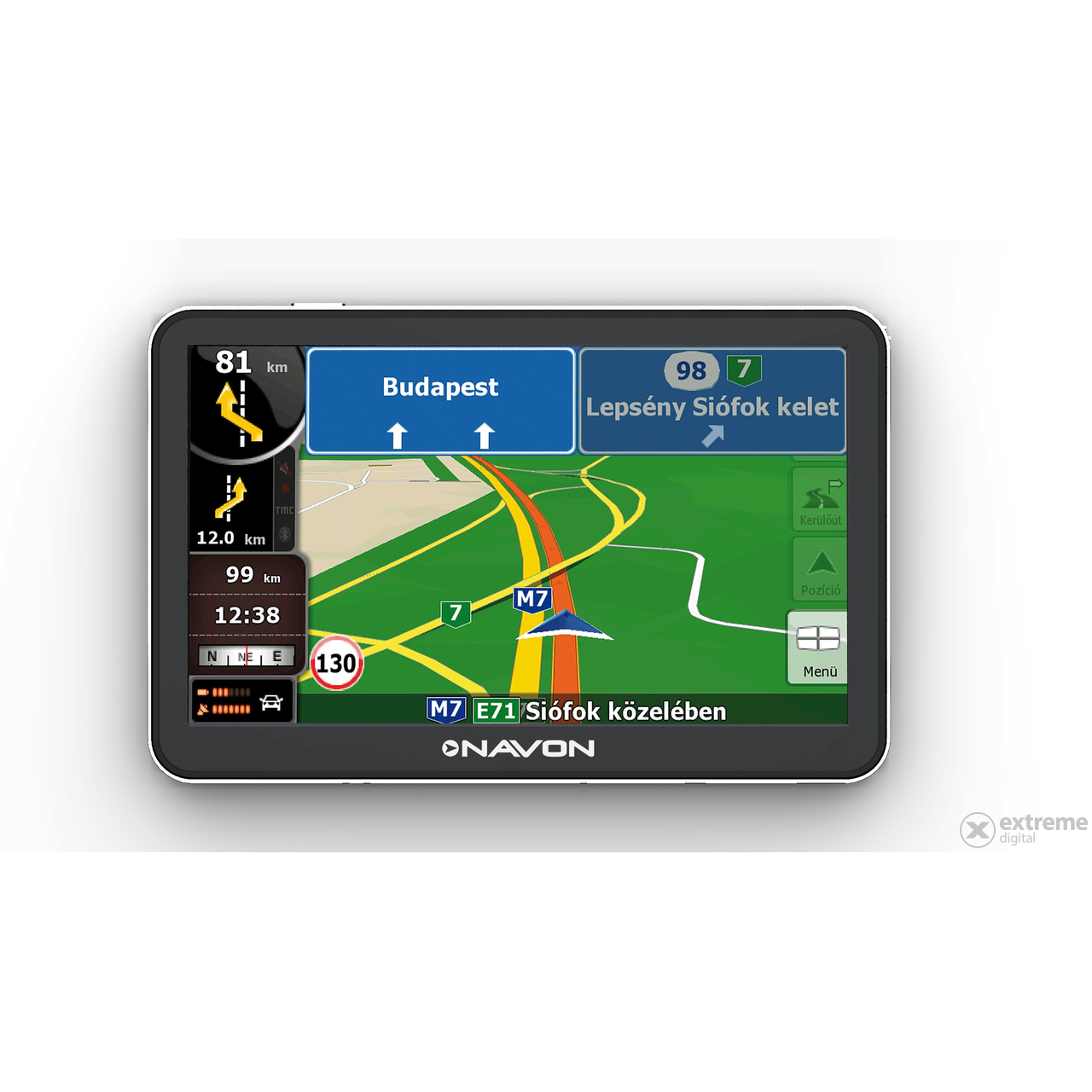 Navon N670 Plus 5" navigáció + iGO8 Magyarország térkép