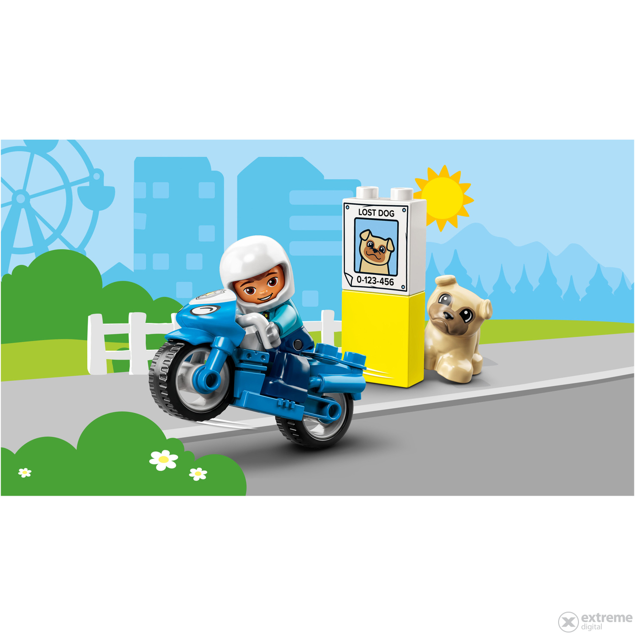 LEGO® Duplo® Town 10967 Polizeimotorrad