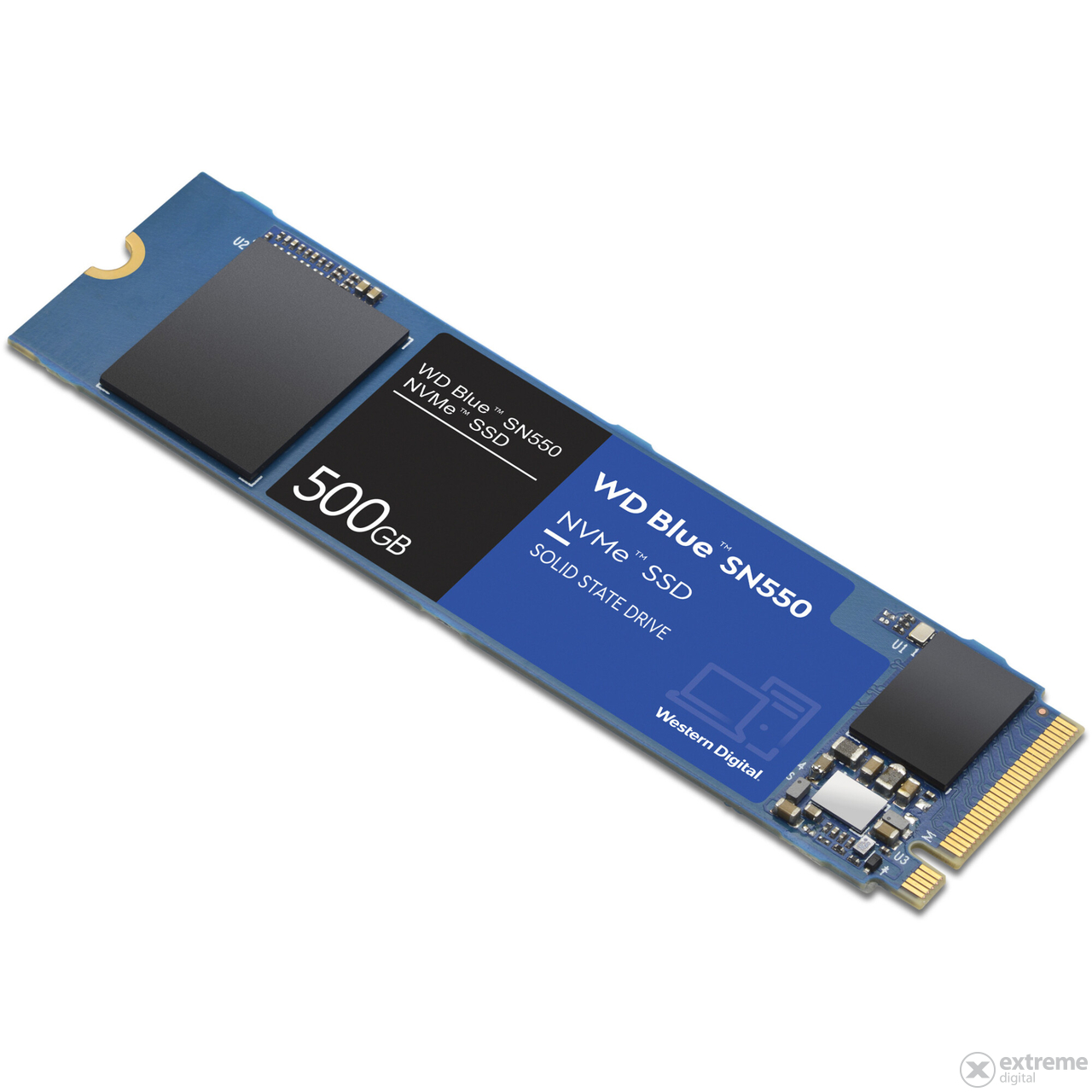 WD Blue SN550 SSD-Laufwerk, 500GB PCI Express 3.0 x4, M.2 2280