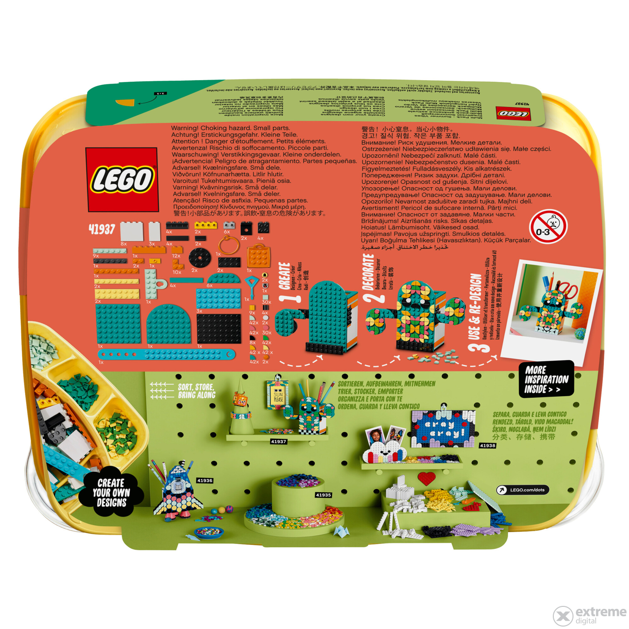 LEGO® DOTS 41937 Ljetni ugođaj – višedijelni komplet