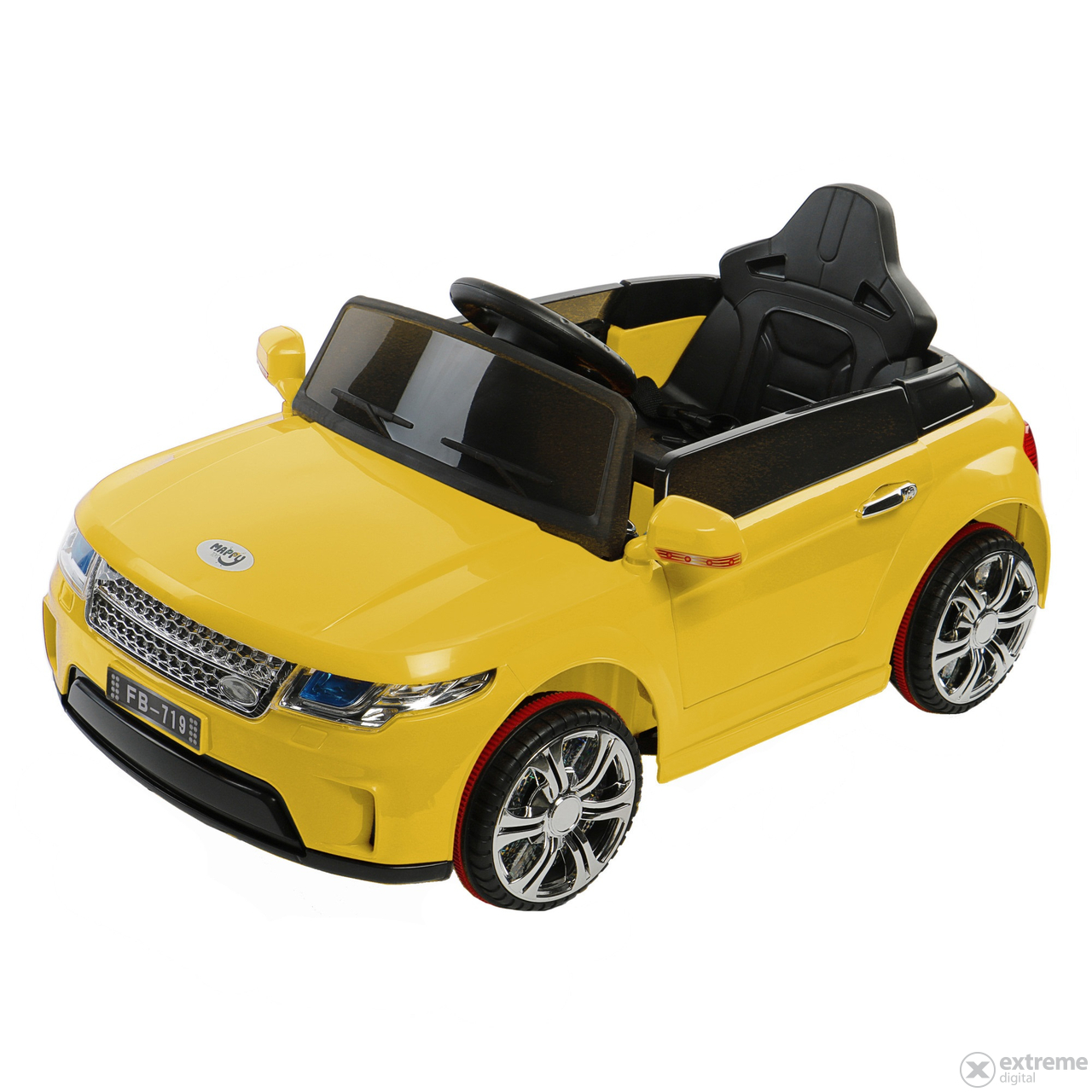 Mappy Nitro Električni automobil za djecu s daljinskim upravljačem, žuti