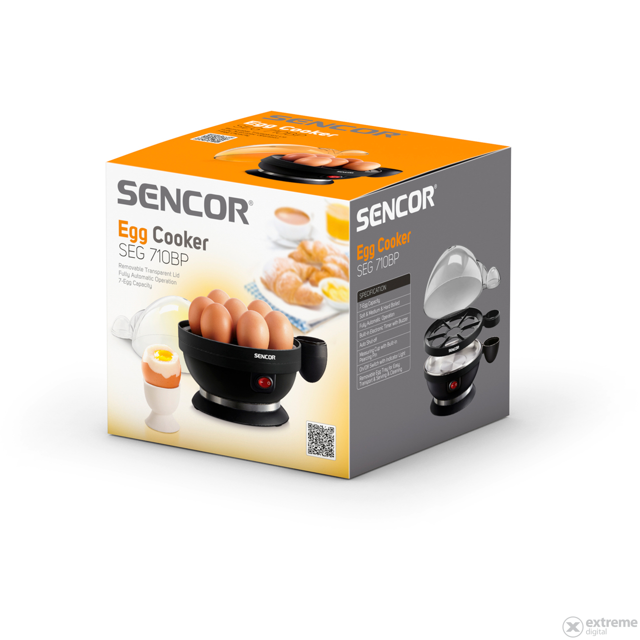 Sencor SEG 710BP varič vajíčok - [otvorený]