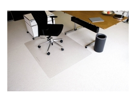 "Ecoblue" 120x150 cm, Podloga za stolicu na tepih, E oblik