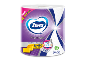 Zewa Premium Jumbo 3-schichtig Papiertücher 1 Rolle, 230 Blätter