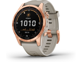 Спортен часовник Garmin Fenix ​​7S, розово злато / пясък