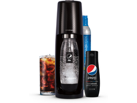 SodaStream Spirit Black Pepsi megapack