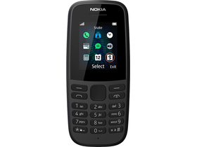 Nokia 105 (2019) Dual SIM Smartphone ohne Vertrag, schwarz