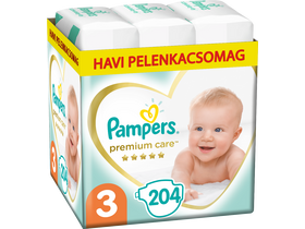 Pampers Premium Care пелени Monthly Box 3 midi, 204  бр
