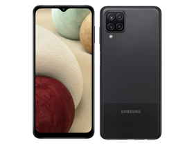 Samsung Galaxy A12 (Exynos) 4GB/64GB Dual SIM (SM-A127) kártyafüggetlen okostelefon, fekete (Android)