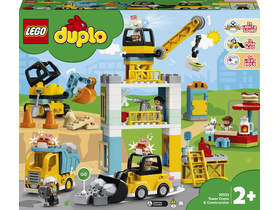LEGO® DUPLO Town 10933 Stavba s vežovým žeriavom