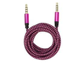 Sbox audio prepojovací kábel, 1,5m, pink (3535-1,5P)