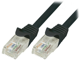 Wiretek Cat.5E UTP Patch kabel, 10m (crni)