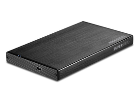 Axagon EE25-XA3 USB 3.0 2,5" externes HDD/SSD Aluminium Gehäuse, schwarz (EE25-XA3)