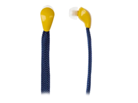 GRIXX In-ear Shoe Lace slušalice, žute, 10mm