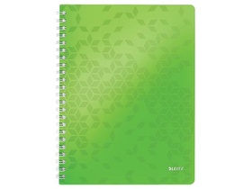 Leitz "Wow" Bilježnica, A4, sa linijama, 80 listova, zelena