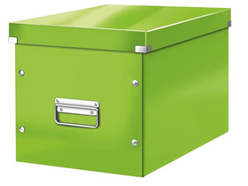 Leitz "Click & Store" Aufbewahrungs- und Transportbox, lackiert, Größe: L, grün