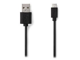 Nedis (CCGT60500BK10) USB 2.0 kábel A - Mikro B kábel 1m, fekete