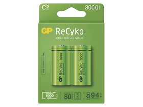 GP ReCyko NiMH nabíjateľné baterky, HR14 (C ) 3000mAh, 2ks (B2133)