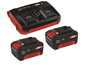 Einhell 2x3,0Ah & Twincharger Kit 2x batéria + nabíjačka pre prístroje Power X-Change