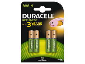 Duracell 750 mAh AAA akkumulátor 4db