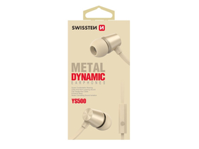 Swissten Dynamic YS500 slúchadlá, zlaté