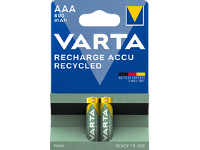 Varta Recharge Accu Recycled NiMH 800mAh AAA 2 darabos akkucsomag