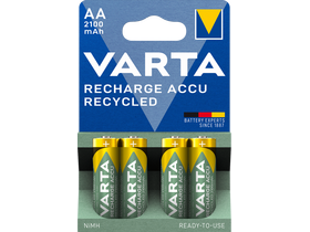 Varta Recharge Accu Recycled NiMH 2100mAh AA 4 darabos akkucsomag