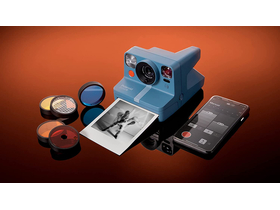 Polaroid Now+ analogna instant kamera, sa 5 filtera, plavkasto siva
