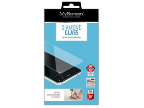 Képernyővédő fólia törlőkendővel (1 db-os, edzett üveg, extra karcálló, ütésálló, 9H, 0.33mm vékony) DIAMOND GLASS