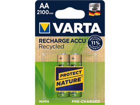 Varta Recharge Accu Recycled NiMH 2100mAh AA 2 darabos akkucsomag