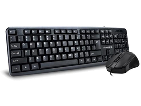 Apedra KM-520 klávesnica a myš, čierna, HUN