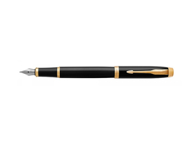 Parker Royal IM plniace pero, čierne, zlatý clip