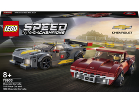 LEGO® Speed Champions 76903 Chevrolet Corvette C8.R Race Car i 1968